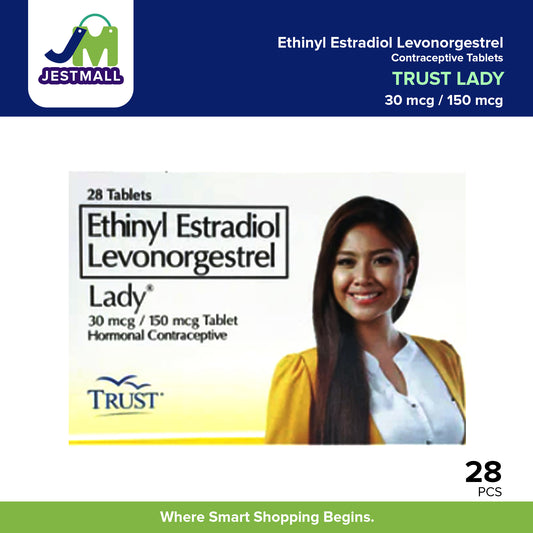TRUST LADY Ethinyl Estradiol Levonorgestrel Contraceptive Tablets 28s