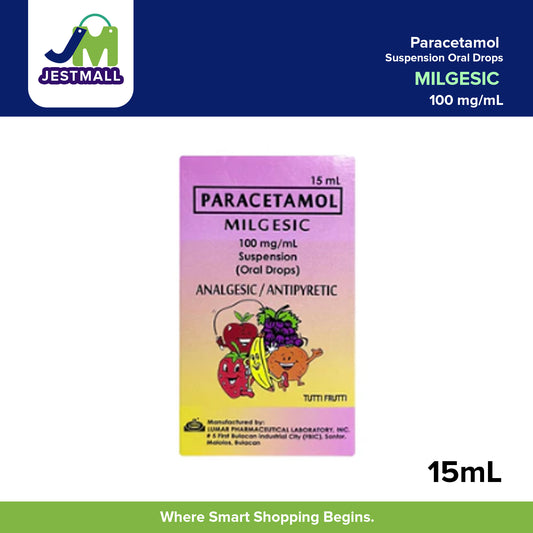MILGESIC Paracetamol Suspension Oral Drops 15mL