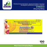 SYMDEX-D Phenylpropanolamine Chlorphenamine Paracetamol 25mg 2mg 325mg Tablets – 100s