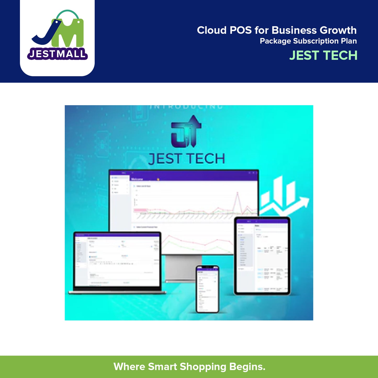 Jest Tech Cloud POS for Business Growth Package Subscription Plan