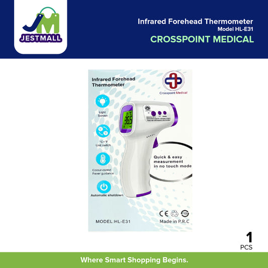 CROSSPOINT MEDICAL Infrared Forehead Thermometer Model HL-E31 1's