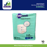 EVERWELL Adult Diaper Waist Size 35''-44'' Medium 10's