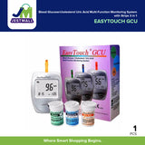 EASYTOUCH G Blood Glucose/cholesterol Uric Acid Multi-Function Monitoring System w/Strips 3 in 1