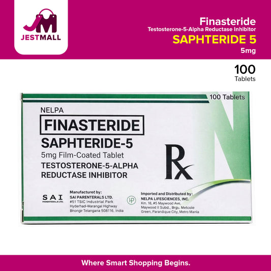 SAPHTERIDE 5 Finasteride 5mg Film-Coated Tablets 100's