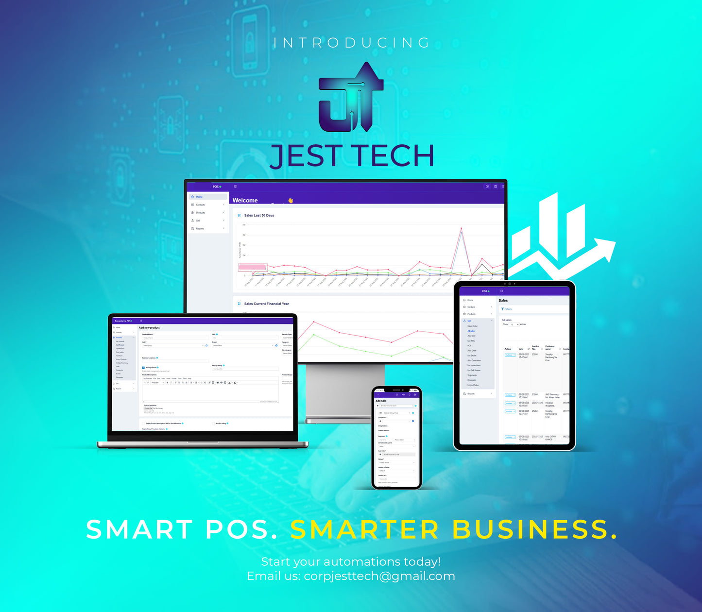 Jest Tech Cloud POS for Business Growth Package Subscription Plan