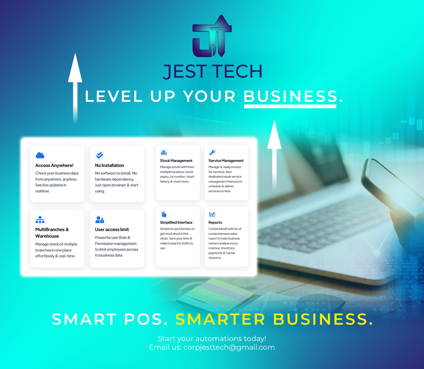 Jest Tech Cloud POS for Business Growth Package Subscription Plan