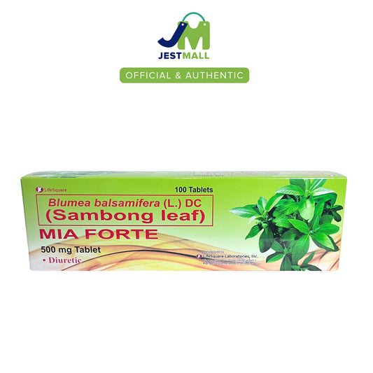 MIA FORTE Blumea Balsamifera (L.) DC Sambong Leaf Diuretic 500 mg 100's Tablet