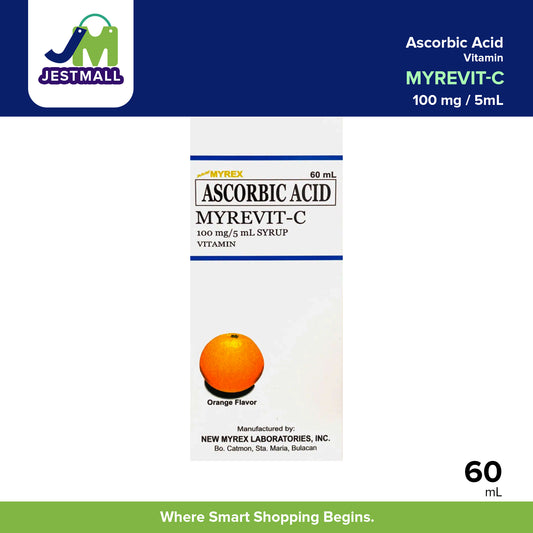 MYREVIT C Ascorbic Acid Vitamin 100mg/5ml Syrup 60ml