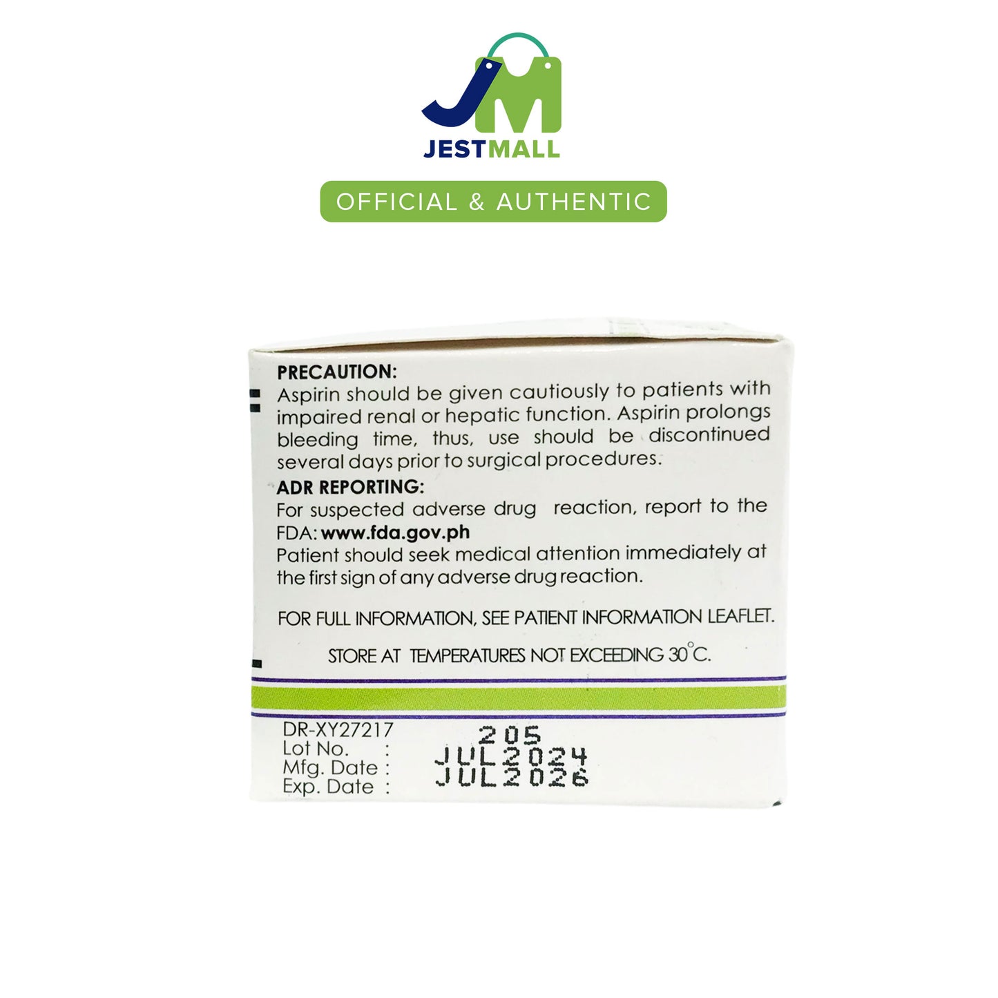 ASPEC-EC Aspirin 100mg 100 Tablets Enteric-Coated Antithrombotic for Heart Health