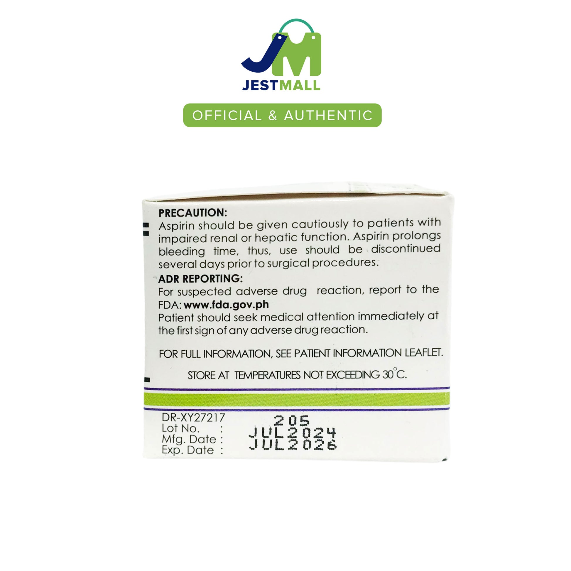 ASPEC-EC Aspirin 100mg 100 Tablets Enteric-Coated Antithrombotic for Heart Health