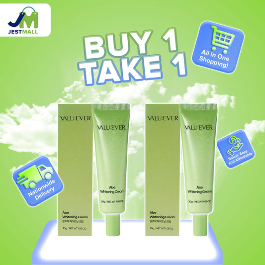 VALU:EVER Aloe Vera Whitening Face Cream 30g – Hydrating & Soothing