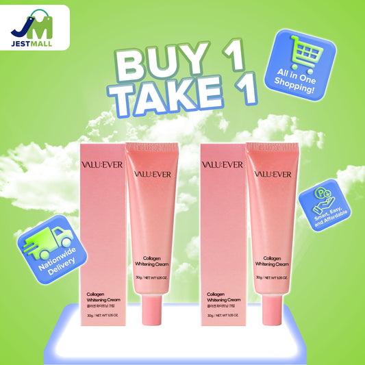 VALU:EVER Collagen Whitening Face Cream 30g – Korean Skincare Revitalizing