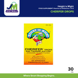 CHERIFER DROPS Height is Might! FOOD SUPPLEMENT Vitamins A, B-Vitamins, C & D 30 mL