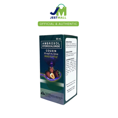 COUXIN Ambroxol Hydrochloride 30mg/5mL Mucolytic Syrup 60mL bottle