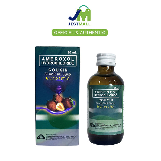 COUXIN Ambroxol Hydrochloride 30mg/5mL Mucolytic Syrup 60mL bottle