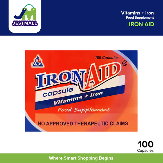 IRONAID Multivitamins + Iron Capsule 100's