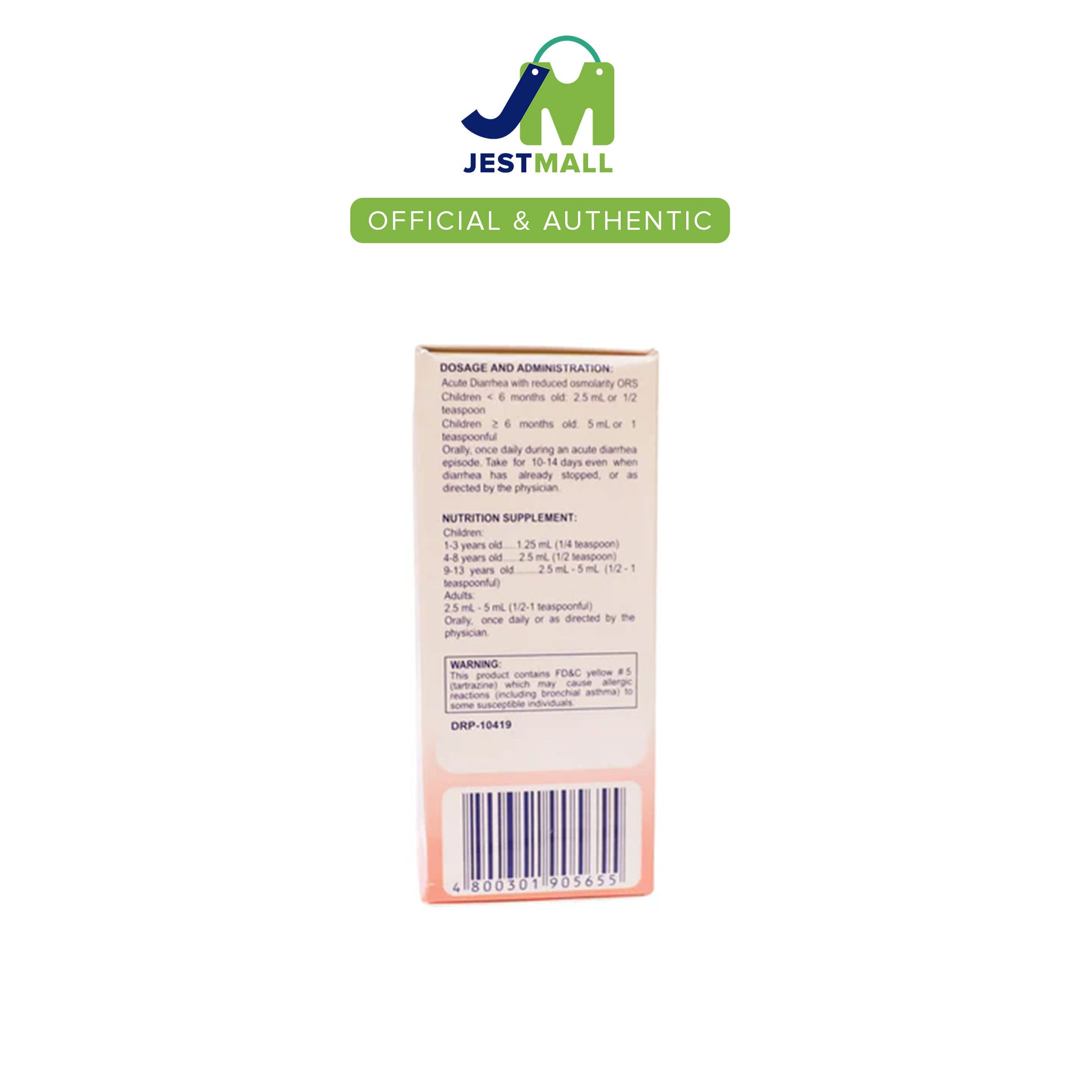 LEMZINC zinc mineral syrup 60ml apple flavor 20mg per 5ml immune support