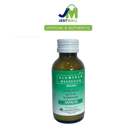 MELMAG Aluminum Magnesium Antacid Suspension Peppermint 60mL bottle