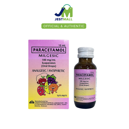 MILGESIC Paracetamol Suspension Oral Drops 15mL bottle