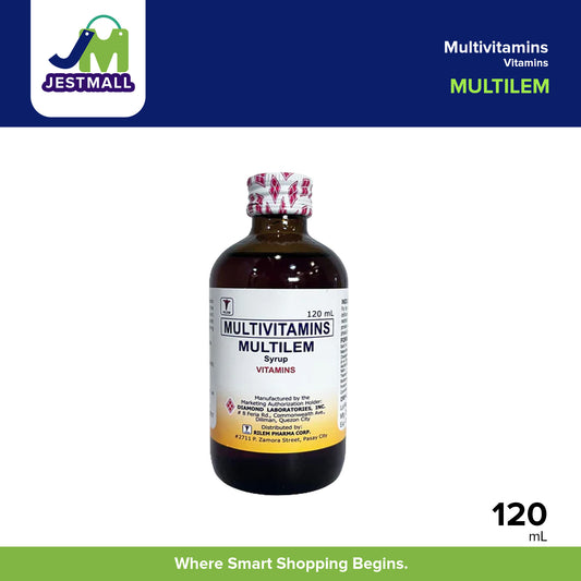 MULTILEM Multivitamins Vitamin Syrup 120 mL