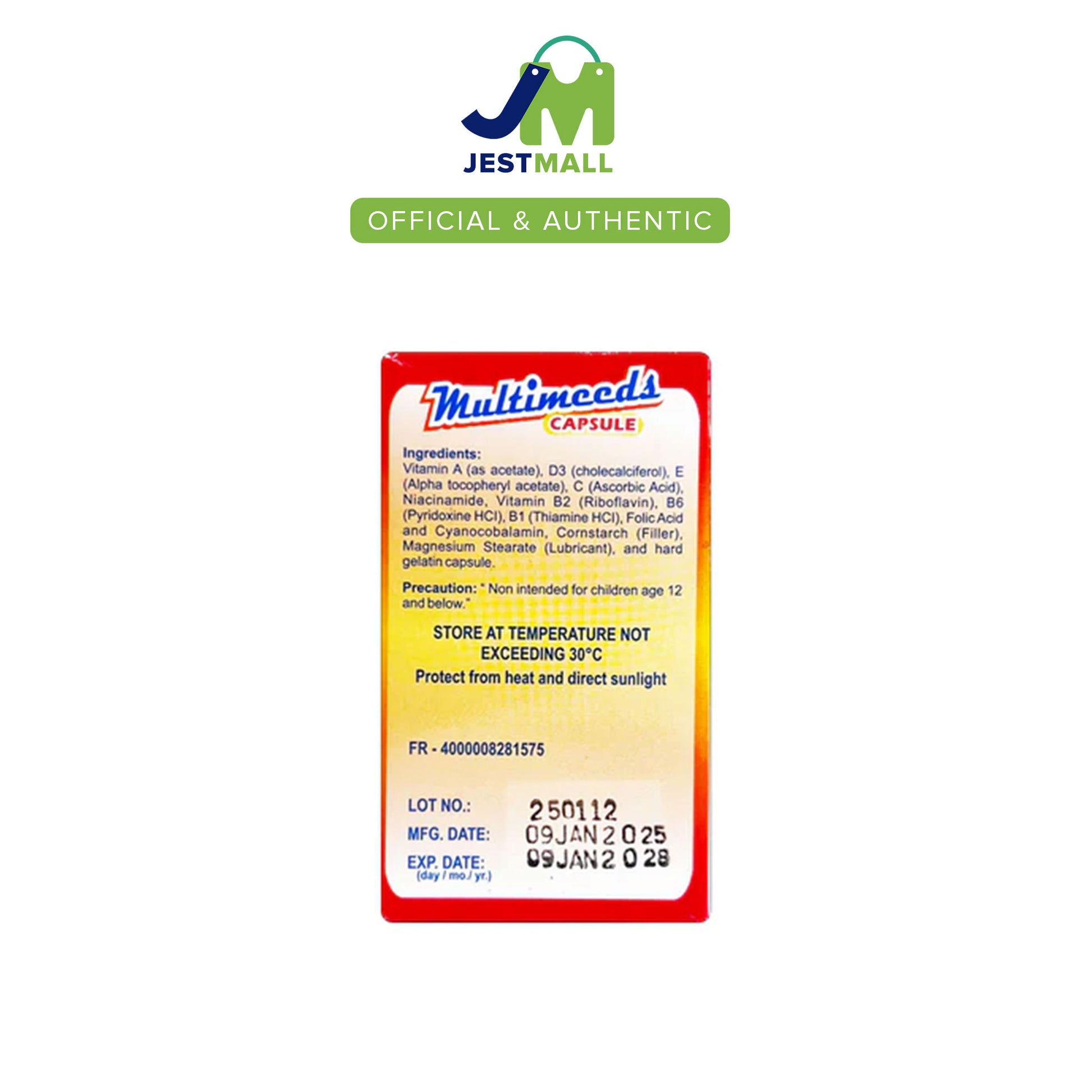 MULTIMEEDS Vitamins Food Supplement Capsule 100s pack
