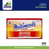 MULTIMEEDS Vitamins Food Supplement Capsule 100's
