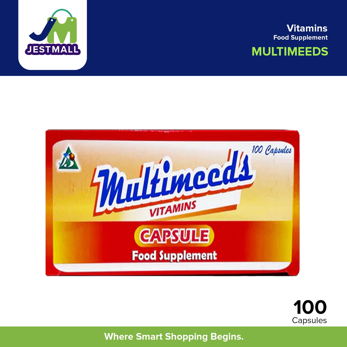 MULTIMEEDS Vitamins Food Supplement Capsule 100's