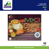 MX3 Coffee Mix with Mangosteen Exocarp High Source of Vitamin C and Calcium Low Acid Sachet 10g x 10's