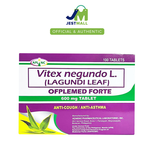 OFPLEMED FORTE Lagundi Leaf 600mg 100s Tablets – Herbal Cough Relief