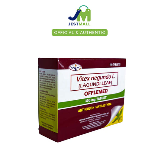 OFPLEMED Lagundi Leaf 300mg Anti Cough Asthma Tablets 100s pack