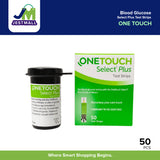 ONE TOUCH Blood Glucose Select Plus Test Strips 50's