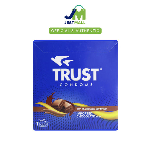 TRUST Condom Chocolate Scent Contraceptive Pack 24s box