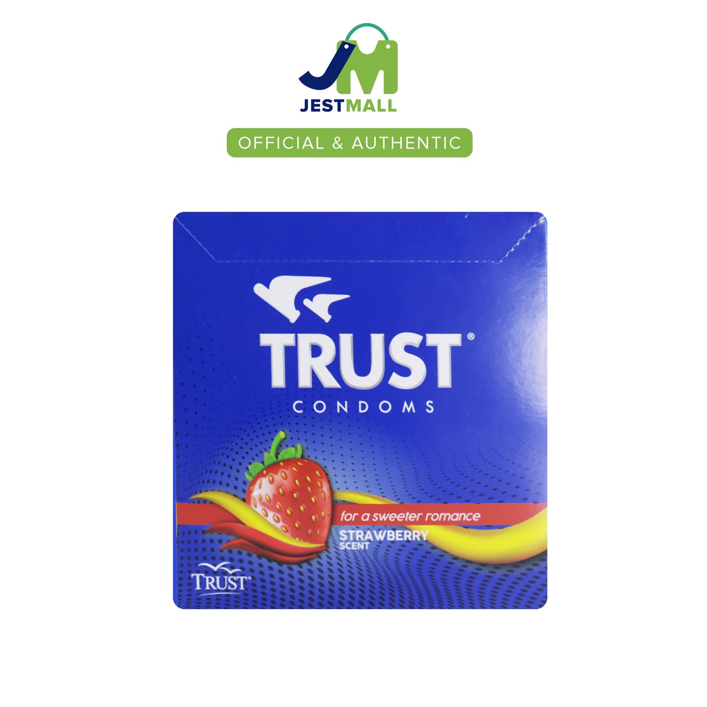 TRUST Condom Strawberry Scent Contraceptive Pack 24s box